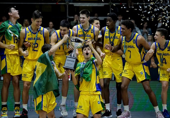 Seleção Brasileira vence Campeonato Sul-Americano de Basquete Sub-15 com participação do sorocabano Pedro Rodrigues