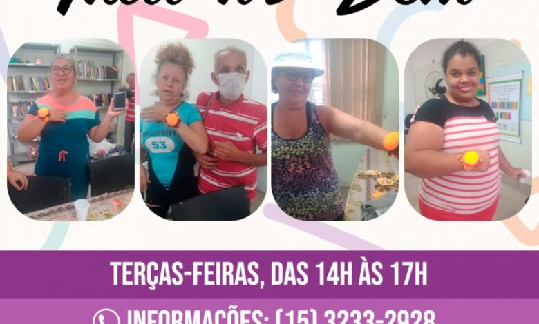 CRAS Cajuru inscreve interessados em participar de oficina direcionada a idosos e pessoas com deficiência