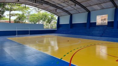 Escola da rede municipal de ensino de Sorocaba realiza reforma da quadra esportiva e revitalização estrutural com recursos do Fundo Rotativo