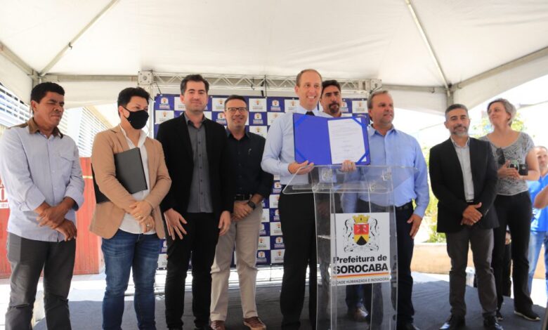 Prefeitura de Sorocaba inicia obras de implantação de quadra poliesportiva na E.M. “João Francisco Rosa”