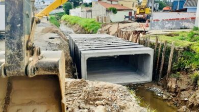 Saae/Sorocaba instalou aduelas para substituição de travessia no Jd. Piratininga