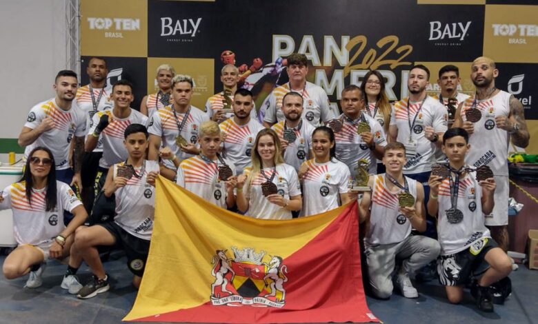 Sorocaba conquista 21 medalhas no Pan-Americano de Kickboxing