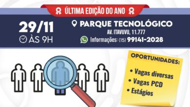 Prefeitura abriu inscrições na última segunda (14) para a última edição do ano do Mutirão de Empregos Sorocaba