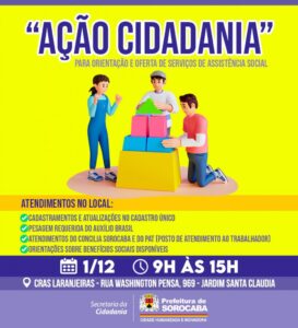Prefeitura realizou “Ação Cidadania” no CRAS Laranjeiras nesta quinta-feira (1)