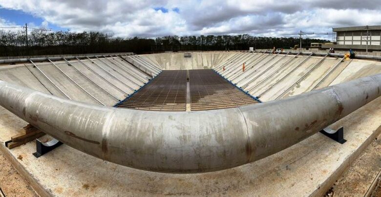 Obras de ampliação da ETE Pitico já atingem mais de 80% do total previsto