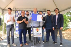 Prefeitura de Sorocaba dá início às obras de implantação da praça no Jardim Paulistano