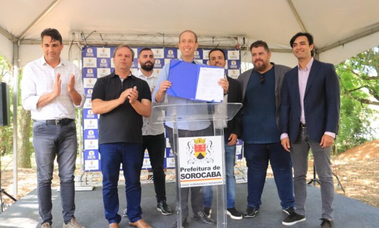 Prefeitura de Sorocaba dá início às obras de implantação da praça no Jardim Paulistano