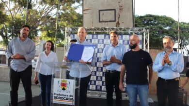 Prefeitura dá início à revitalização da quadra poliesportiva no Jardim Guaíba