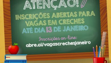 Inscrições de janeiro para vagas em creche podem ser feitas até o dia 13 de janeiro