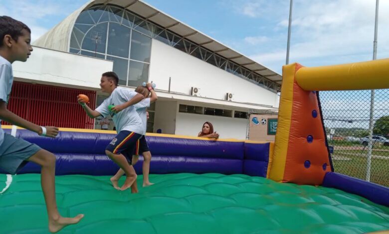 Jogo de Queimada é destaque do Projeto “Eu Pratico Esporte Educacional Escolar” no Centro de Referência em Educação (CRE)