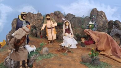 Presépio artesanal com movimento é atração gratuita na Biblioteca Infantil de Sorocaba