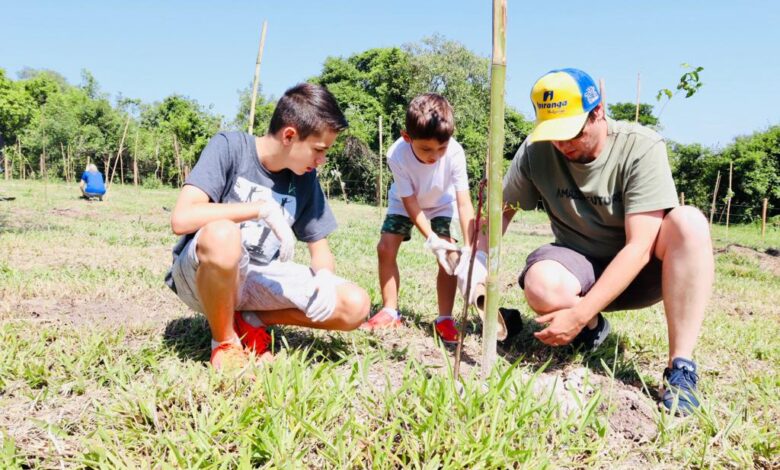 Saae/Sorocaba promove plantio de 265 mudas nativas no Vitória Régia