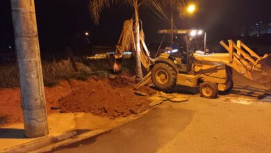 Saae/Sorocaba restabelece rede de água afetada pela chuva no bairro Wanel Ville IV