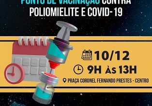 Prefeitura de Sorocaba oferece ação especial de vacinação contra Poliomielite e Covid-19
