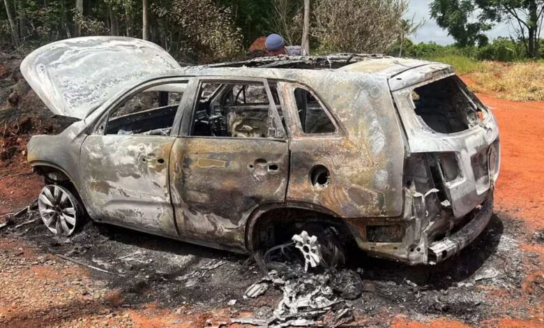 Veículo encontrado incendiado pode ser o mesmo usado para furtos em Sorocaba