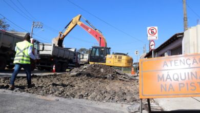 Rua em Jardim do Paço ganha pavimentação asfáltica