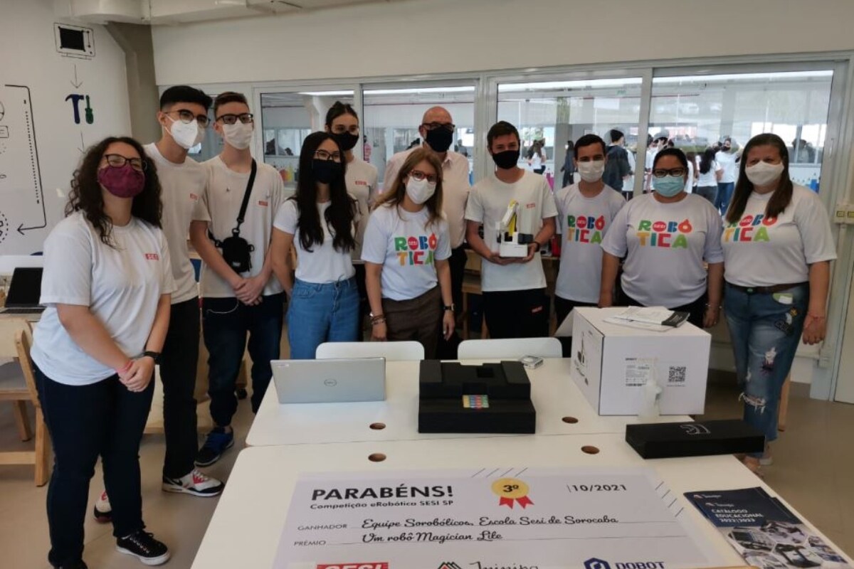Curso de Robótica gratuito é ofertado pelo Sesi Sorocaba