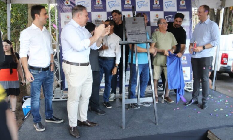 Jardim Paulistano tem praça entregue em evento promovido pela Prefeitura de Sorocaba