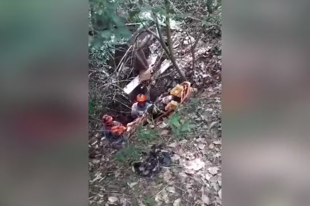 Acidente inusitado em Sorocaba precisou de resgate do Corpo de Bombeiros
