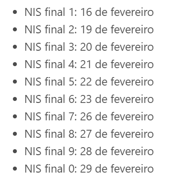 Calendário do Bolsa Família de fevereiro de 2024