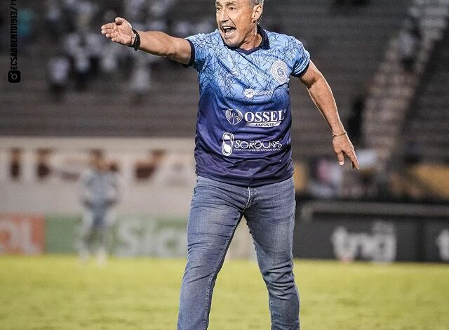 Técnico do São Bento comenta vitória e classificação na Série A2 do Campeonato Paulista. (Foto: Neto Bonvino/São Bento).