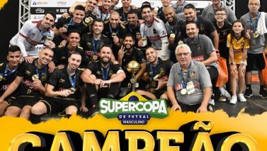 Magnus Futsal Sorocaba derrota o Praia Clube novamente e fica com o título da Supercopa. (Foto: Paulinho Sauer/Divulgação)