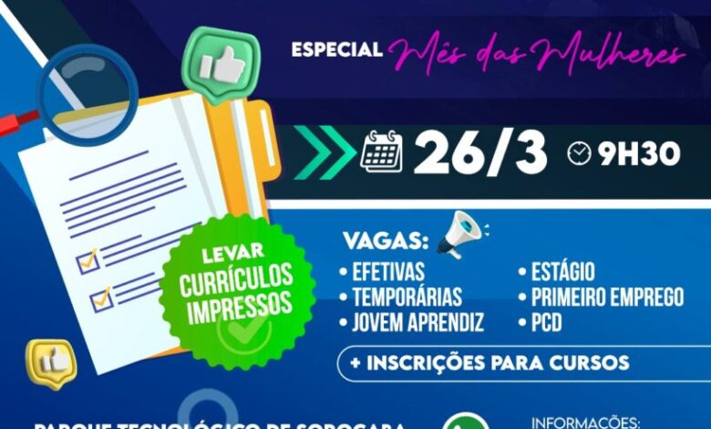 Empregos: Mutirão especial