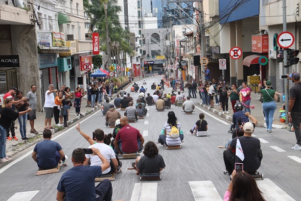 Passeio de Rolimã atrai em torno de 1000 pessoas em Sorocaba. (Foto: Carlos Sales/Secom).