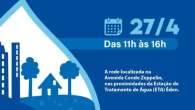 SAAE executa MANUTENÇÃO na região do ÉDEN no sábado (27)