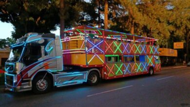 AÇÃO BENEFICENTE: Carreta da Alegria passa pelo Parque das Águas para contribuir com o Fundo Social de Solidariedade durante o último domingo (19). (Foto: Divulgação)