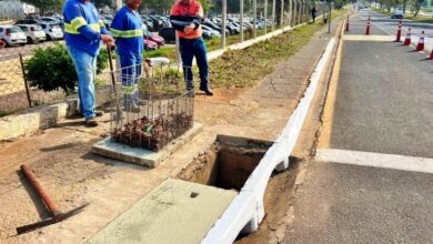 SAAE/SOROCABA desenvolve NOVA IDEIA para MANUTENÇÕES de bocas de lobo; instalações começaram na quinta (16). (Foto: Ivan Flores - Saae/Sorocaba)