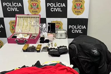 CASO DE POLÍCIA: Homem de 19 anos é preso pela Polícia Civil por suspeita de fazer parte de QUADRILHA especializada em FURTOS DE VEÍCULOS. (Foto: Polícia Civil/Divulgação)