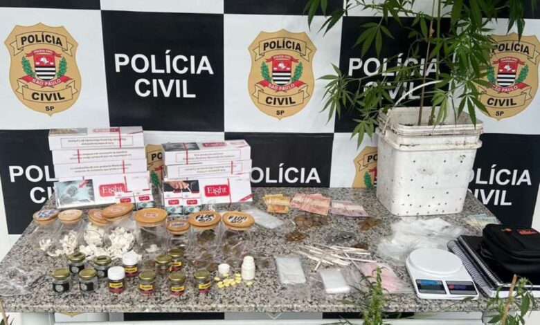 Polícia Civil de Votorantim prende homem por tráfico de drogas e descaminho