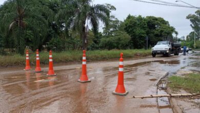 Chuvas fortes bloqueiam Avenida 15 de agosto em Sorocaba