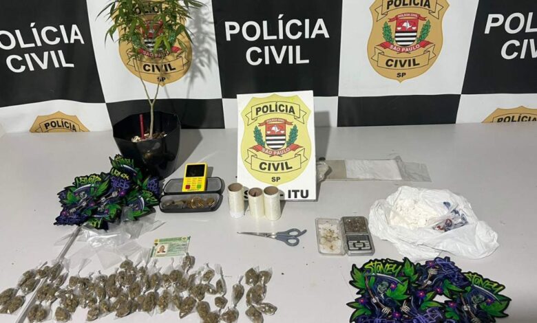 Polícia Civil prende morador de Sorocaba suspeito de tráfico em Itu