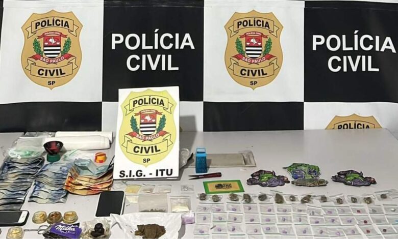 Policiais Civis de Itu e Salto prendem jovem suspeito de distribuir drogas “nobres”