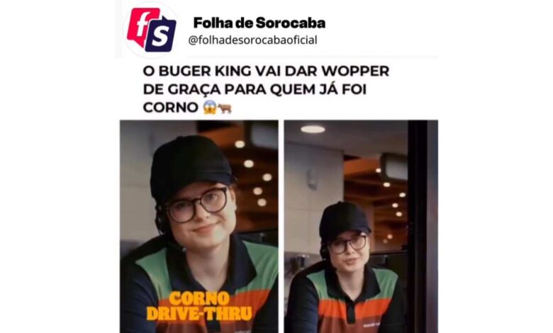 Burger King presenteia traídos com lanche grátis em ação irreverente para o Dia dos Namorados